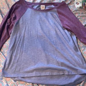 Dark and light purple shirt never worn